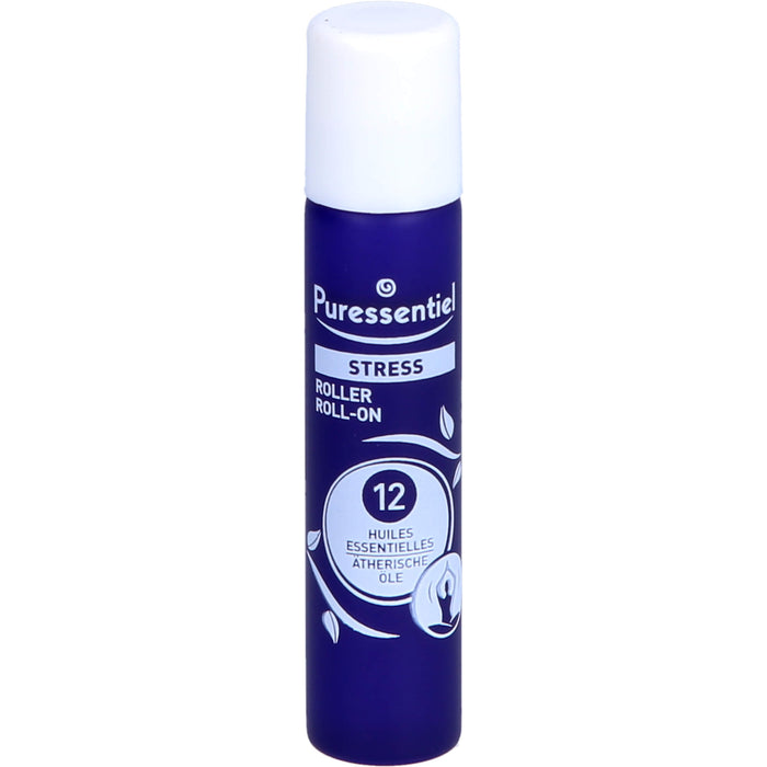 Puressentiel Stress Roll-on mit 12 ätherischen Bio-Ölen – lindert Nervosität und Stress, 5 ml ätherisches Öl