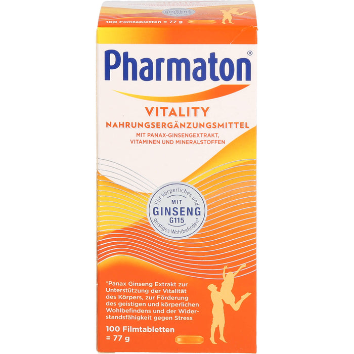 Pharmaton Vitality, 100 St FTA
