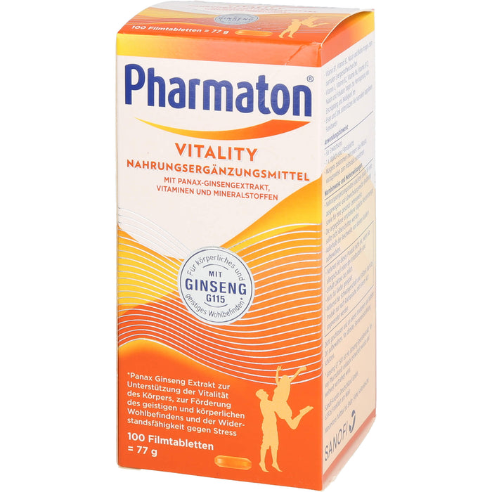 Pharmaton Vitality, 100 St FTA