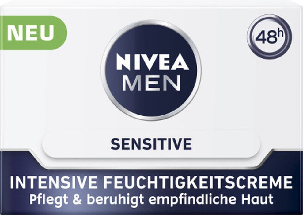 NIVEA Men Sensitive Feuchtigkeitscreme Intensive, 50 ml Creme