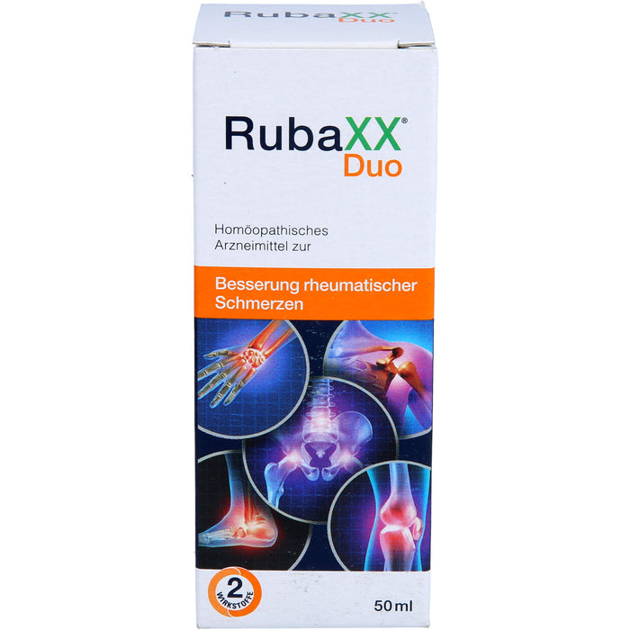 RubaXX Duo Mischung bei rheumatischen Beschwerden, 50 ml Lösung