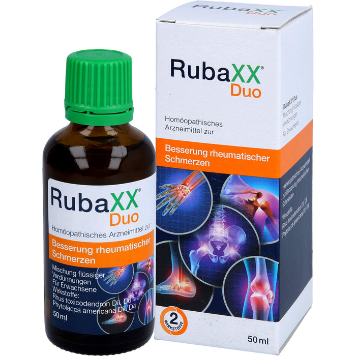 RubaXX Duo Mischung bei rheumatischen Beschwerden, 50 ml Lösung