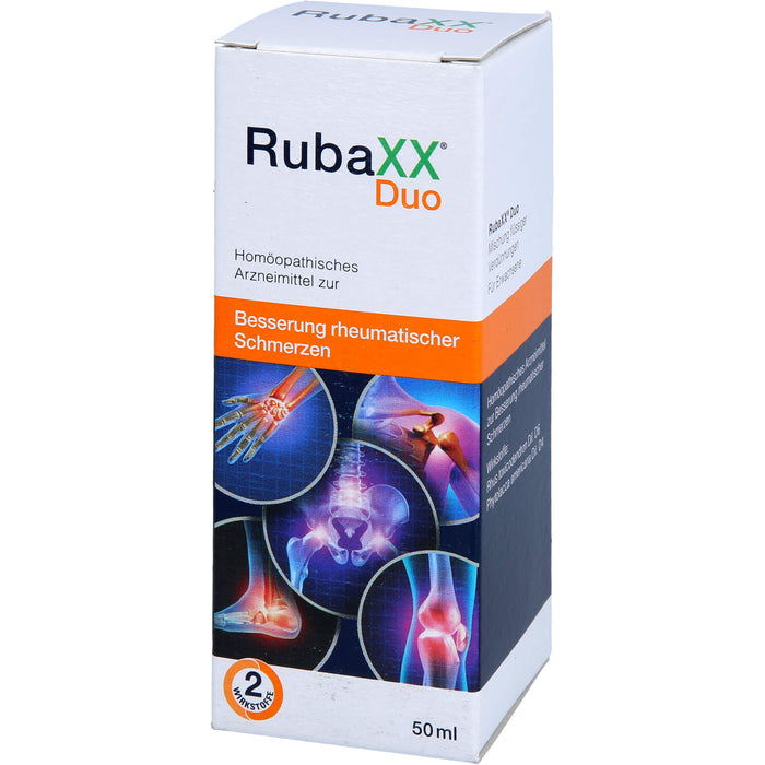 RubaXX Duo Mischung bei rheumatischen Beschwerden, 50 ml Lösung