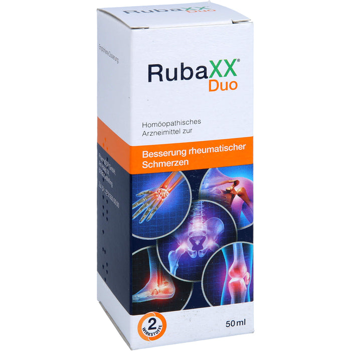 RubaXX Duo Mischung bei rheumatischen Beschwerden, 50 ml Lösung