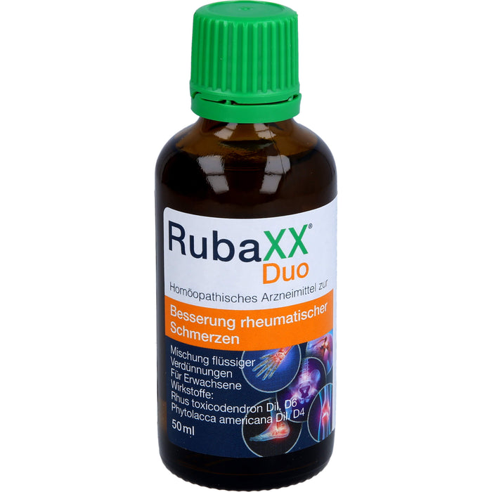 RubaXX Duo Mischung bei rheumatischen Beschwerden, 50 ml Lösung