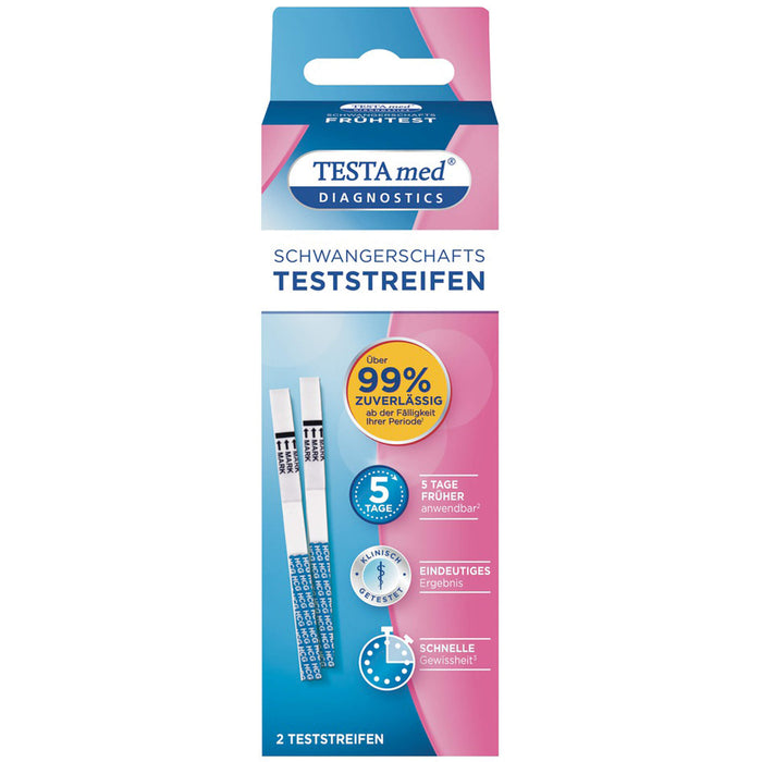 TESTAmed Schwangerschafts Teststeifen, 2 St. Test