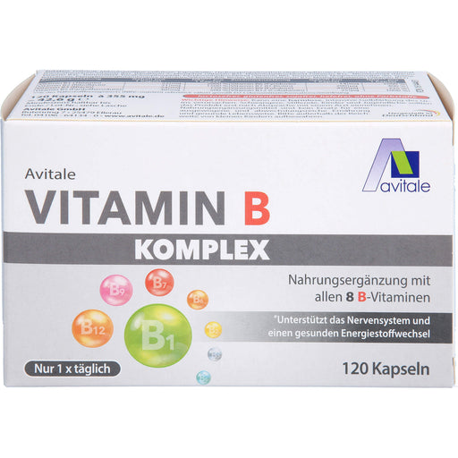 Avitale Vitamin B Komplex Kapseln, 120 St. Kapseln
