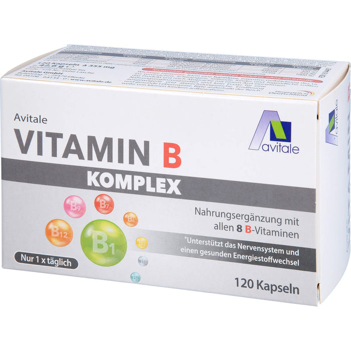 Avitale Vitamin B Komplex Kapseln, 120 St. Kapseln