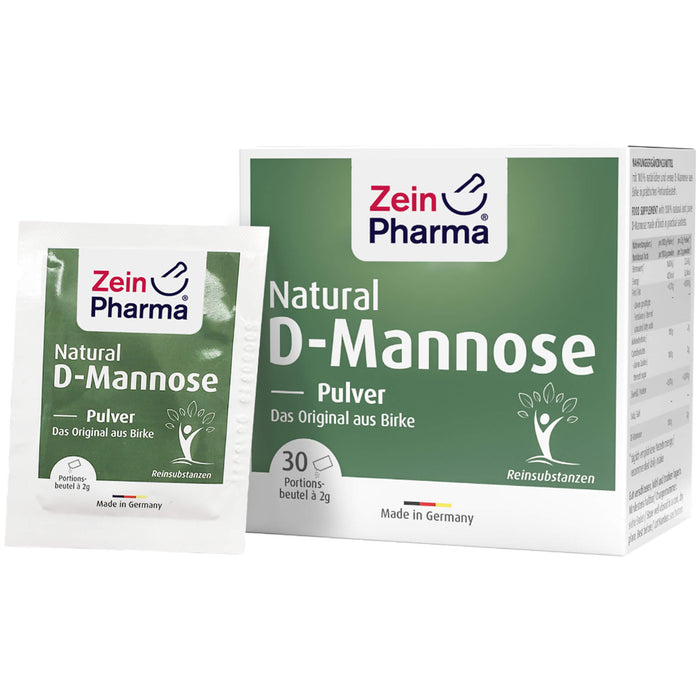 ZeinPharma Natural D-Mannose 2000 mg Pulver, 30 St. Beutel