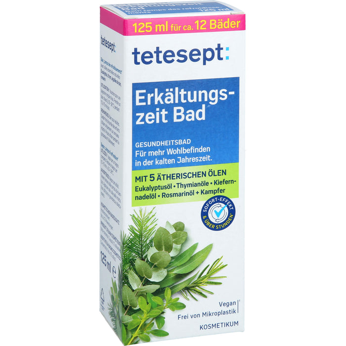 Tetesept Erkältungszeit Bad Lösung, 125 ml Lösung
