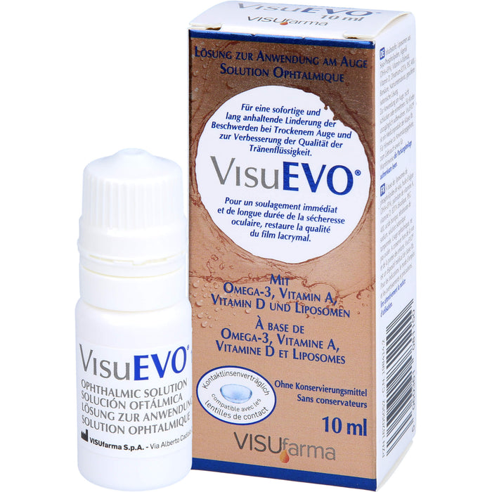 VisuEvo Lösung Augentropfen für trockene Augen, 10 ml Lösung