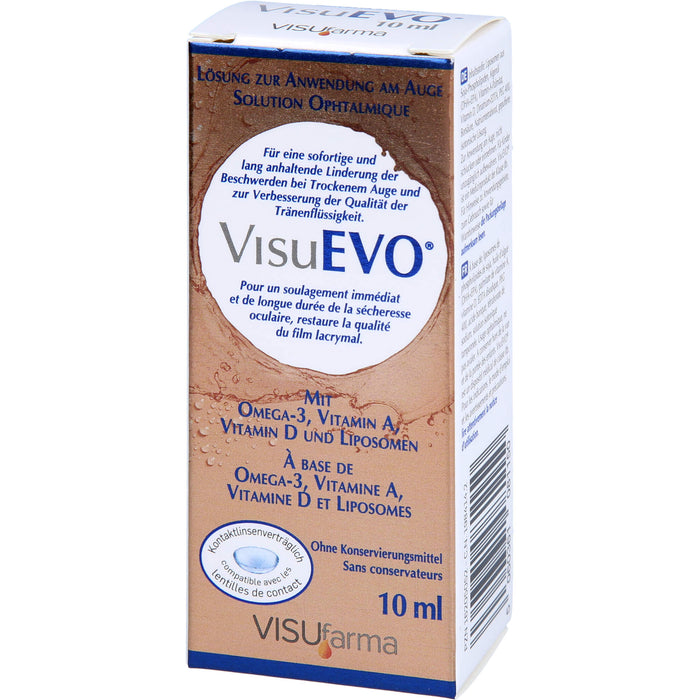 VisuEvo Lösung Augentropfen für trockene Augen, 10 ml Lösung