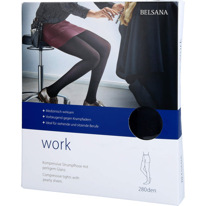 BELSANA work A-T Gr.L schwarz m.Sp., 1 St