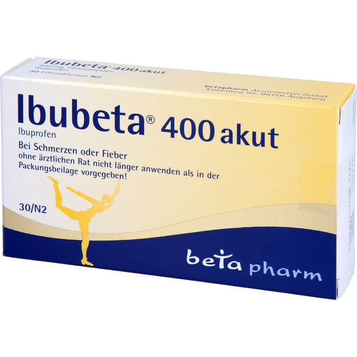 Ibubeta 400 akut Filmtabletten, 30 St. Tabletten