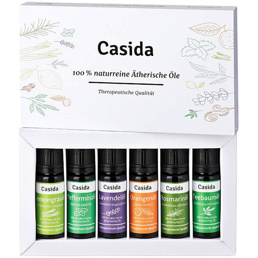 Casida 100 % naturreine 6 verschiedene ätherische Öle, 60 ml Lösung