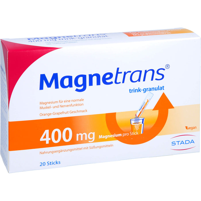 Magnetrans 400mg Trinkgran, 20X5.5 g GRA