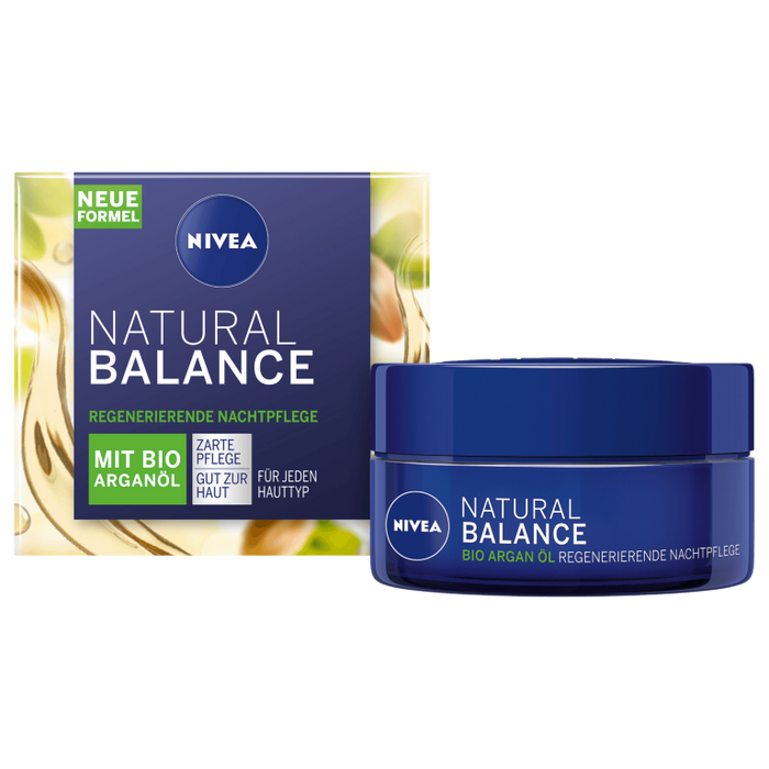 NIVEA Natural Balance Regenerierende Nachtpflege, 50 ml Creme