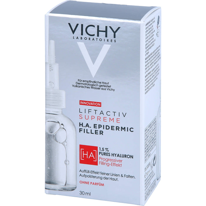 VICHY Liftactiv Supreme H.A. Epidermic Filler aufpolsterndes Hyaluronsäure-Serum, 30 ml Konzentrat