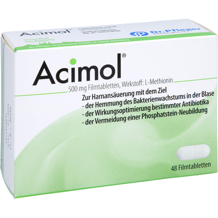 Acimol 500 mg Filmtabletten zur Harnansäuerung, 48 St. Tabletten
