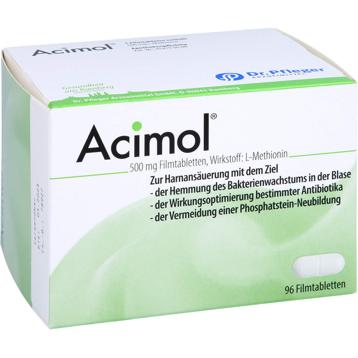 Acimol 500 mg Filmtabletten zur Harnansäuerung, 96 St. Tabletten