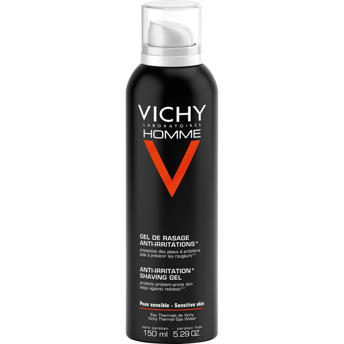 VICHY Homme Rasiergel Anti-Hautirritationen, 150 ml Gel