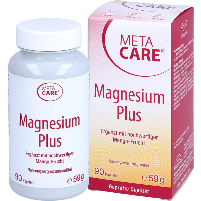 META CARE Magnesium Plus Kapseln zur Unterstützung der Muskeln, 90 St. Kapseln
