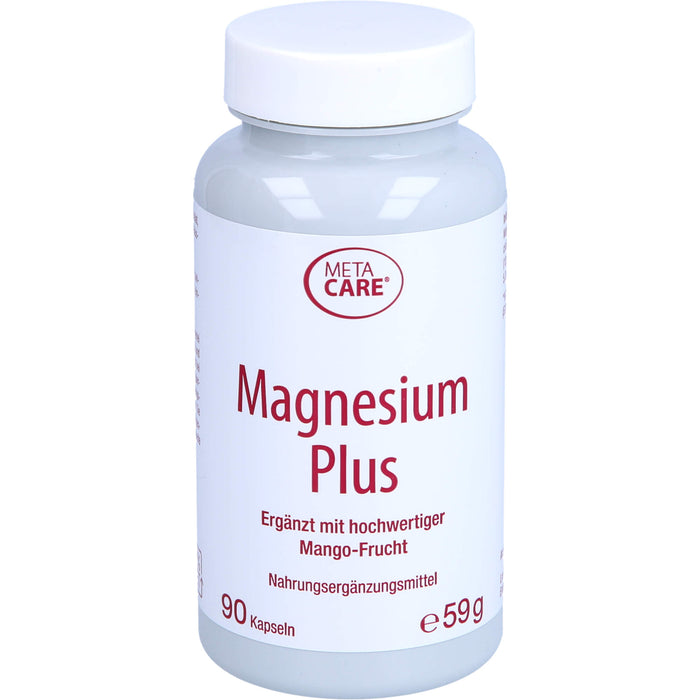 META CARE Magnesium Plus Kapseln zur Unterstützung der Muskeln, 90 St. Kapseln