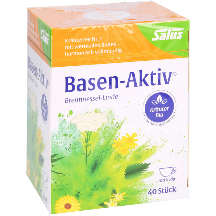 Salus Basen-Aktiv Tee Nr. 1 Brennnessel-Linde bio harmonisch und vollmundig, 40 St. Beutel