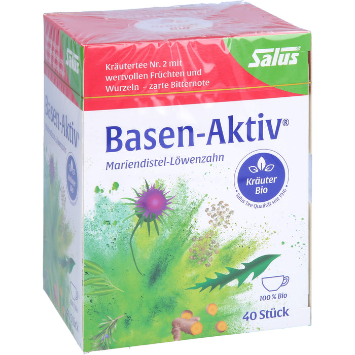 Salus Basen-Aktiv Tee Nr. 2 Mariendistel-Löwenzahn bio, 40 St. Beutel