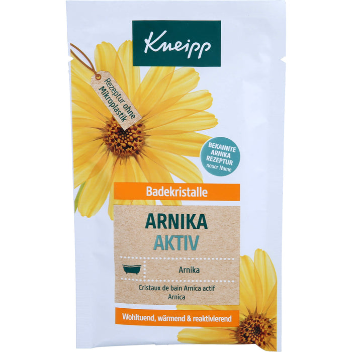 Kneipp Badekristalle Arnika Aktiv wohltuend, wärmend und reaktivierend, 60 g Badezusatz