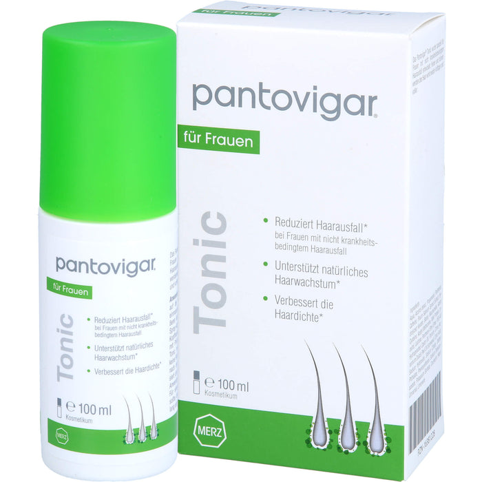 Pantovigar Tonic für Frauen reduziert Haarausfall und unterstützt natürliches Haarwachstum, 100 ml Lösung