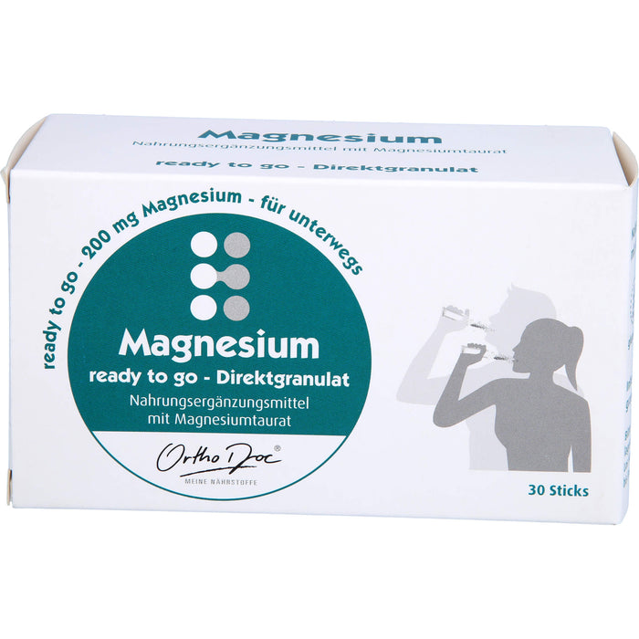 OrthoDoc Magnesium Direktgranulat, 30 St. Sticks