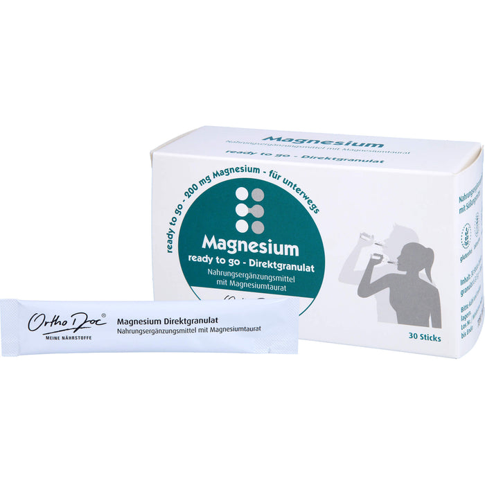 OrthoDoc Magnesium Direktgranulat, 30 St. Sticks