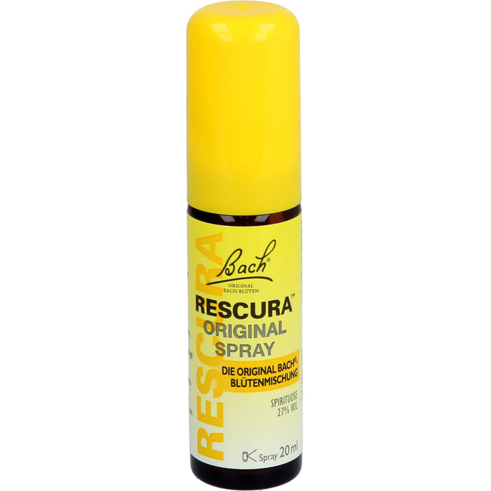 Bach Rescura Original Spray mit 27% Alkohol, 20 ml Lösung