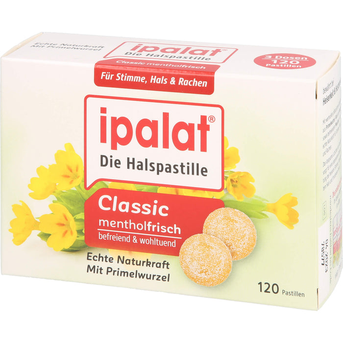 Ipalat Halspastillen classic, 120 St. Pastillen