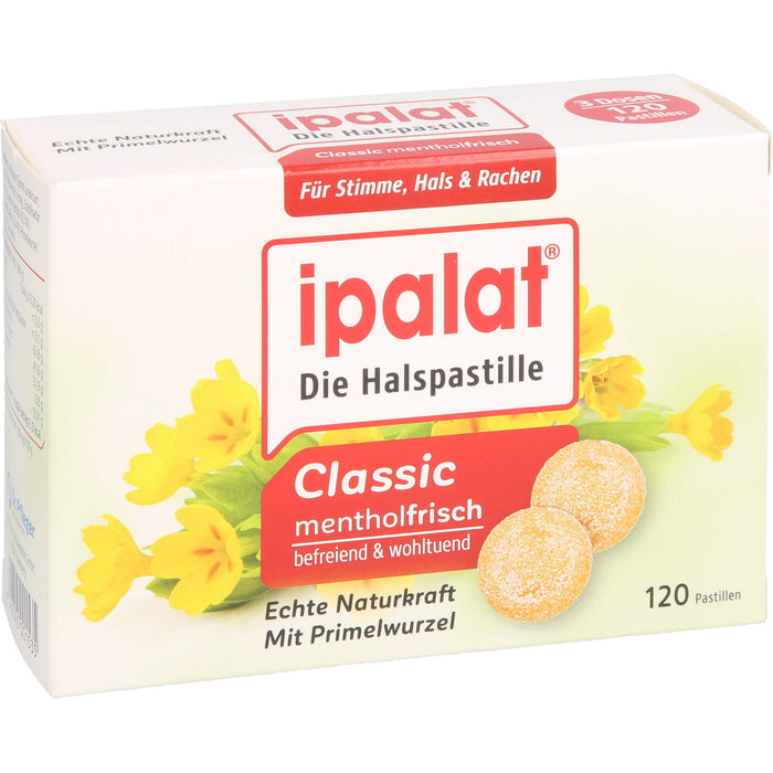 Ipalat Halspastillen classic, 120 St. Pastillen