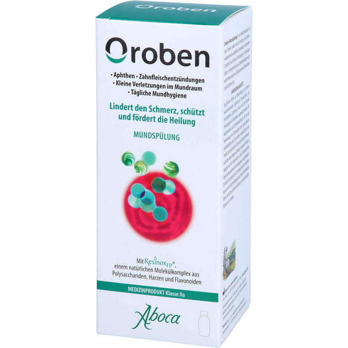 Oroben Mundspülung lindert den Schmerz, schützt und fördert die Heilung, 150 ml Lösung