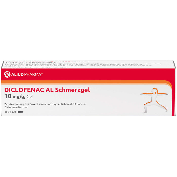 Diclofenac AL Schmerzgel 10 mg/g bei Schmerzen, 100 g Gel