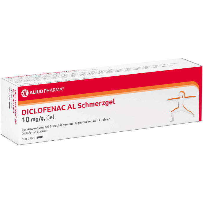 Diclofenac AL Schmerzgel 10 mg/g bei Schmerzen, 100 g Gel
