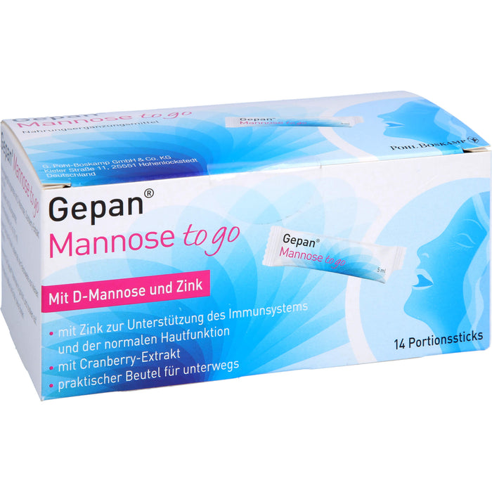 Gepan Mannose to go, 14X5 ml LSE