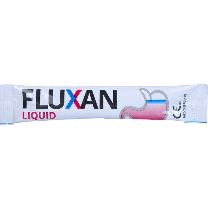 Fluxan Liquid Sachet verringert gastroösophagealen Reflux und lindert Übersäuerung, 20 St. Beutel