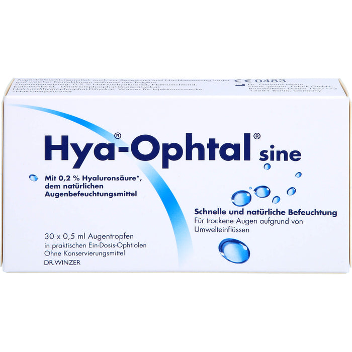 Hya-Ophtal sine, 30X0.5 ml ATR