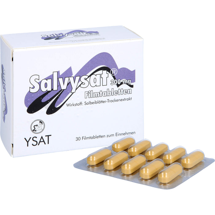 Salvysat 300 mg Filmtabletten zur Anwendung bei vermehrter Schweißbildung, 30 St. Tabletten