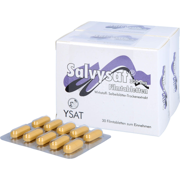 Salvysat 300 mg Filmtabletten zur Anwendung bei vermehrter Schweißbildung, 60 St. Tabletten