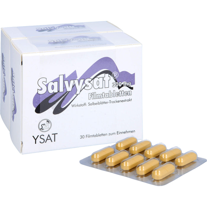 Salvysat 300 mg Filmtabletten zur Anwendung bei vermehrter Schweißbildung, 60 St. Tabletten