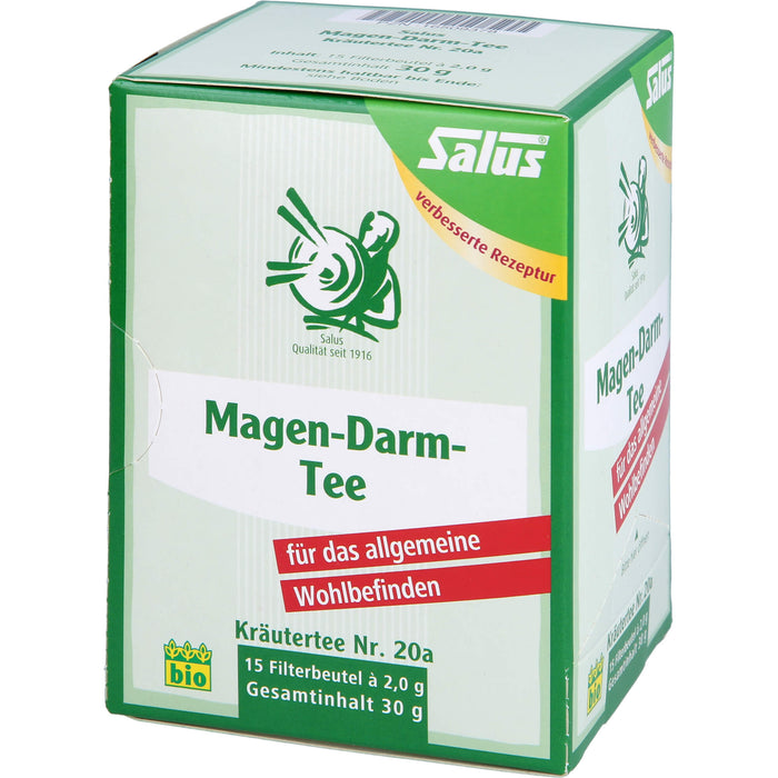 Salus Magen-Darm-Tee Kräutertee Nr. 20 a bio für das allgemeine Wohlbefinden, 15 St. Filterbeutel