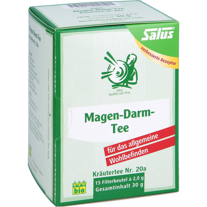 Salus Magen-Darm-Tee Kräutertee Nr. 20 a bio für das allgemeine Wohlbefinden, 15 St. Filterbeutel