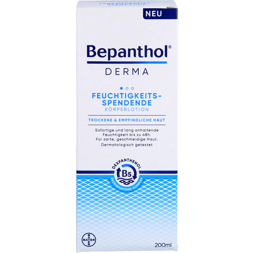 Bepanthol Derma feuchtigkeitsspendende Körperlotion, 200 ml Lotion