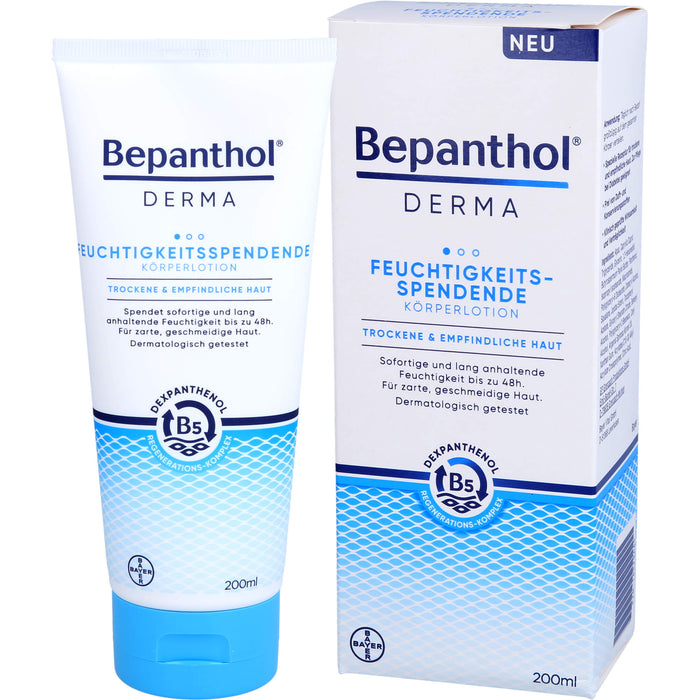 Bepanthol Derma feuchtigkeitsspendende Körperlotion, 200 ml Lotion