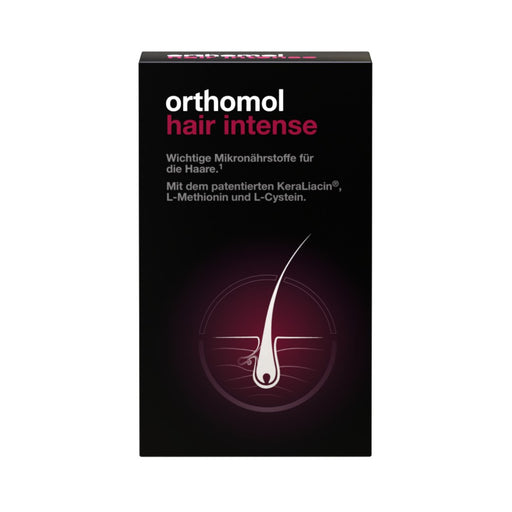 Orthomol Hair Intense - Mikronährstoffe für schönes Haar - mit Biotin, Kupfer und Zink, 30 St. Tagesportionen